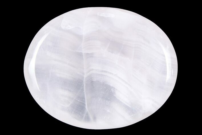 1.8" Polished Manganoan Calcite Worry Stones - Fluorescent! - Photo 1
